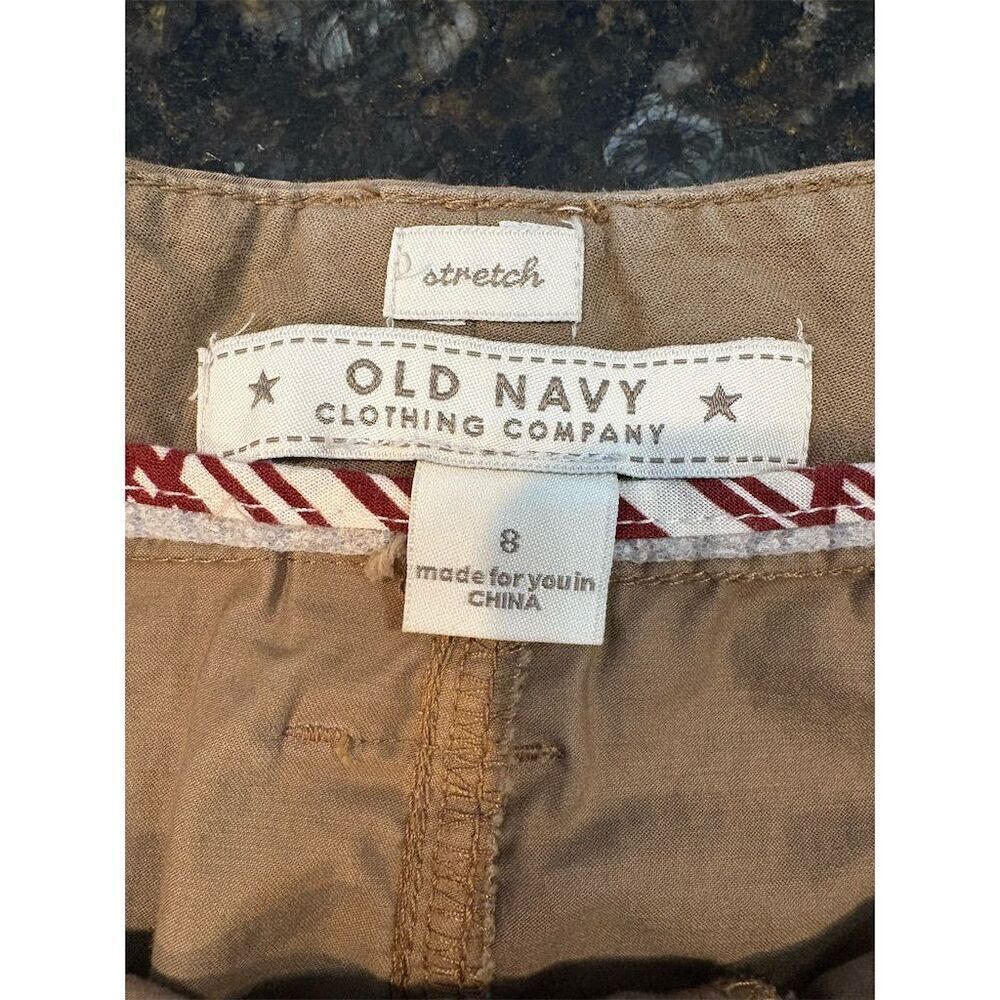 Old Navy Women's Size 8 Beige Mini Skirt with Pockets Casual Babydoll Princess - Picture 7 of 12